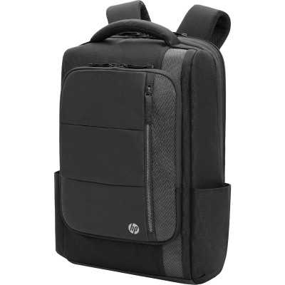 HP Executive 16 Backpack, Water Resistant, Expandable - Black, Grey