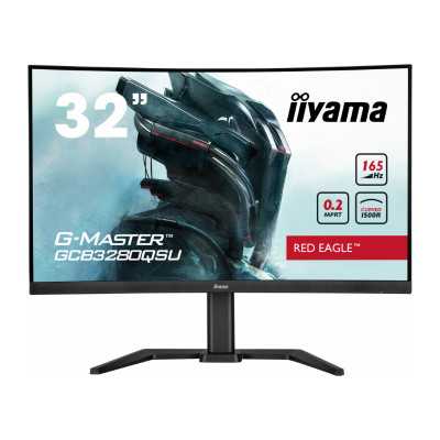 iiyama G-MASTER Red Eagle GCB3280QSU-B1 VA, curved 1500R, 165Hz & 0.2ms MPRT, FreeSync Premium, WQHD, HDMIx2, DISPLAY PORT, USBx