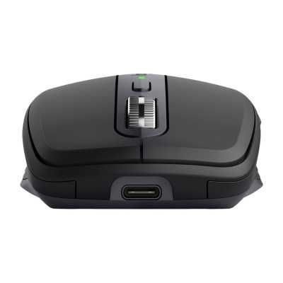 Logitech MX Anywhere 3S Mouse - RF Wireless + Bluetooth, Laser, 8000 DPI, Graphite