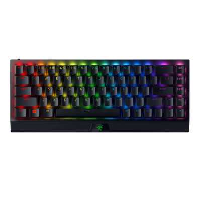 Razer BlackWidow V3 Mini HyperSpeed Gaming keyboard USB+RF Wireless+Bluetooth Yellow Switch, Black