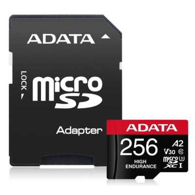 MEMORY MICRO SDXC 256GB W/AD./AUSDX256GUI3V30SHA2-RA1 ADATA