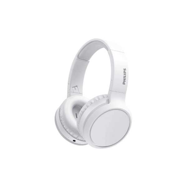 Philips Wireless Headphones TAH5205WT/00, Bluetooth, 40 mm drivers/closed-back, Compact folding, White