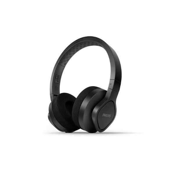 Philips Wireless sports headphones TAA4216BK/00, Washable ear-cup cushions, IP55 dust/water protection