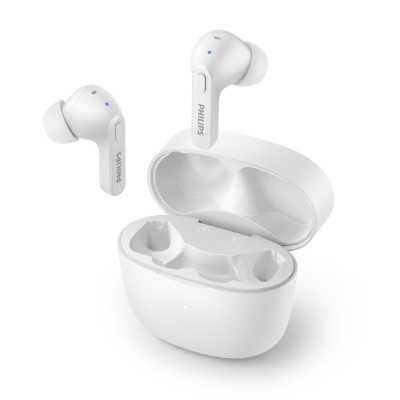 Philips True Wireless Headphones TAT2206WT/00, IPX4 water protection, Up to 18 hours play time, White