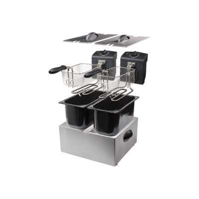 Tristar | FR-6937 | Double Fryer | Power 2 x 1800 W | Capacity 6 L