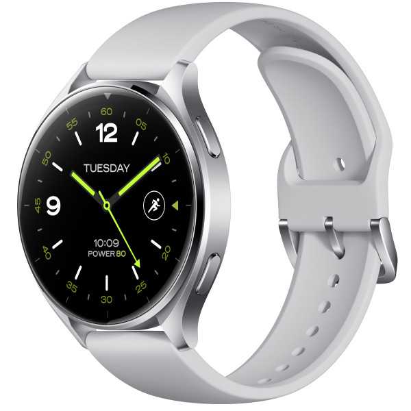 Watch 2 | Smart watch | GPS (satellite) | AMOLED | Silver