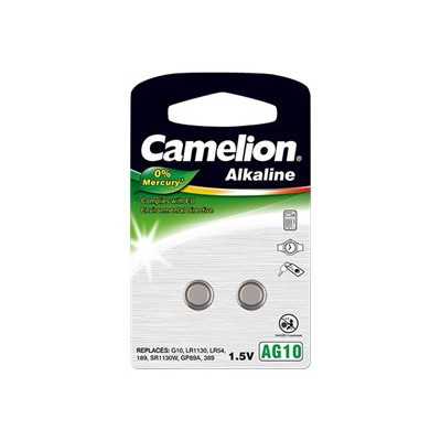 Camelion | AG10/LR54/LR1130/389 | Alkaline Buttoncell | 2 pc(s)