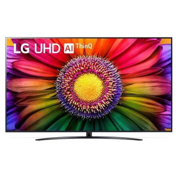 televizorius| LG |86"|4K/Smart|3840x2160|Belaidis LAN|Bluetooth|WebOS|Juodas|86UR81003LA