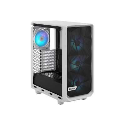 Fractal Design | Meshify 2 Compact RGB | Side window | White TG Clear | Mid-Tower | Power supply included No | ATX