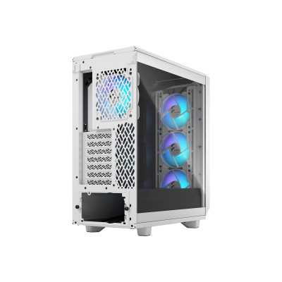 Fractal Design | Meshify 2 Compact RGB | Side window | White TG Clear | Mid-Tower | Power supply included No | ATX