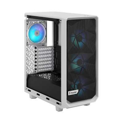 Fractal Design | Meshify 2 Compact RGB | Side window | White TG Clear | Mid-Tower | Power supply included No | ATX