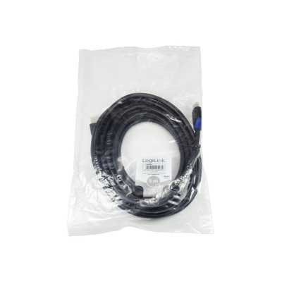 Logilink | Black | HDMI Type A Male | HDMI Type A Male | Cable HDMI High Speed with Ethernet | HDMI to HDMI | 5 m