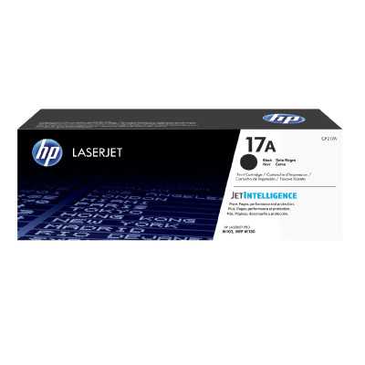 HP 17A Black Laser Toner Cartridge, 1600 pages, for HP LaserJet Pro M102a, M130a