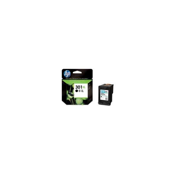 HP 301XL High Capacity Black Ink Cartridge, 480 pages, for HP Deskjet 1000, 1050, 2050, 3000, 3050