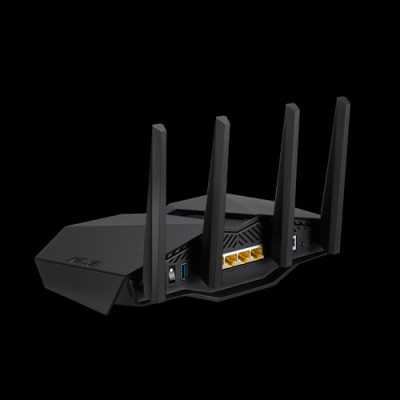 Asus | Router | RT-AX82U | 802.11ax | 574 + 4804 Mbit/s | 10/100/1000 Mbit/s | Ethernet LAN (RJ-45) ports 4 | Mesh Support Yes |