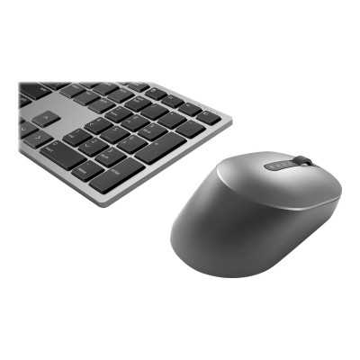 Premier Multi-Device Keyboard and Mouse | KM7321W | Wireless | Ukrainian | Titanium Gray | 2.4 GHz, Bluetooth 5.0