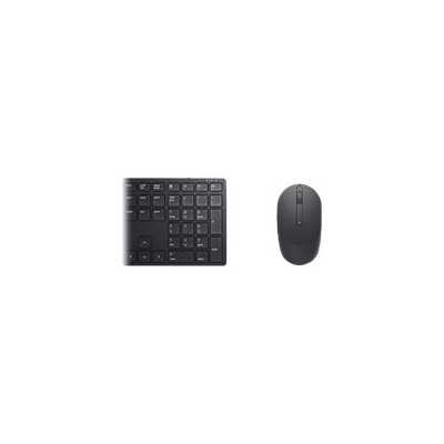 Dell KM5221W Pro | Keyboard and Mouse Set | Wireless | Ukrainian | Black | 2.4 GHz