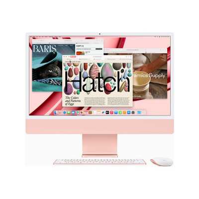 Apple iMac 24 4.5K Retina, Apple M3 8C CPU, 10C GPU/8GB/512GB SSD/Pink/INT Apple