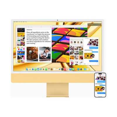 Apple iMac 24 4.5K Retina, Apple M3 8C CPU, 10C GPU/8GB/512GB SSD/Pink/INT Apple