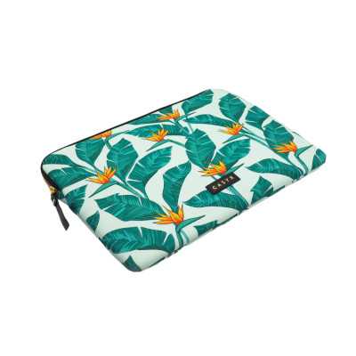 Casyx | Fits up to size 13 /14 " | Casyx for MacBook | SLVS-000008 | Sleeve | Birds of Paradise | Waterproof