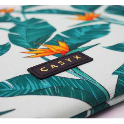 Casyx | Fits up to size 13 /14 " | Casyx for MacBook | SLVS-000008 | Sleeve | Birds of Paradise | Waterproof