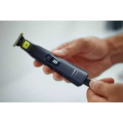 Philips | OneBlade Pro Shaver for Face and Body | QP6541/15 | Operating time (max) 90 min | Wet & Dry | Lithium Ion | Black