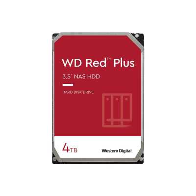 Western Digital | Hard Drive | Red WD40EFPX | 5400 RPM | 4000 GB | MB