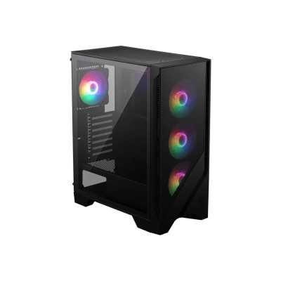 MSI PC Case MAG FORGE 120A AIRFLOW Side window Black Mid-Tower Power supply included No