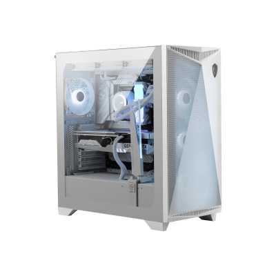 MSI PC Case MPG GUNGNIR 300R AIRFLOW WHITE Side window White Mid-Tower Power supply included No