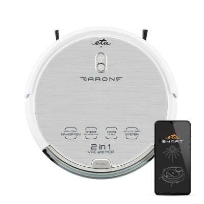 ETA | ETA351290000 Aron | Vacuum Cleaner Robot | Dry | Operating time (max) 120 min | Li-Ion | 2400 mAh | Dust capacity 0.3 L | 