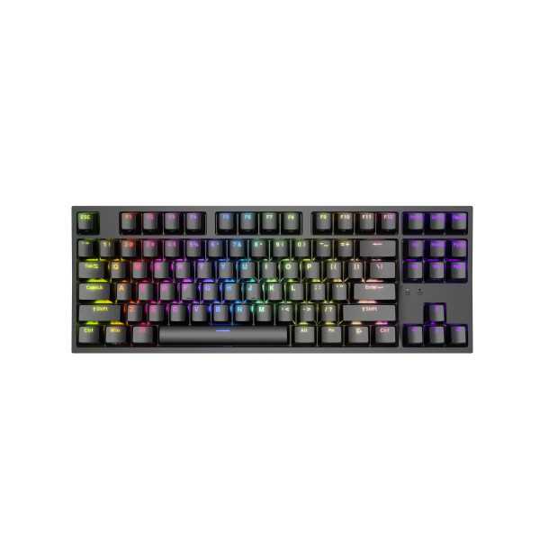 Genesis mechaninė žaidimų klaviatūra THOR 404 TKL RGB mechaninė žaidimų klaviatūra laidinė US Gateron Yellow Pro USB Type-A 1005