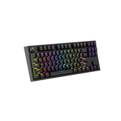 Genesis Mechanical Gaming Keyboard THOR 404 TKL RGB Mechanical Gaming Keyboard Wired US Gateron Yellow Pro USB Type-A 1005 g