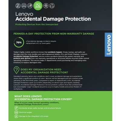 Lenovo | 3Y Accidental Damage Protection One for ThinkBook and ThinkPad E (Valid only for computers with 3Y warranty) | Warranty