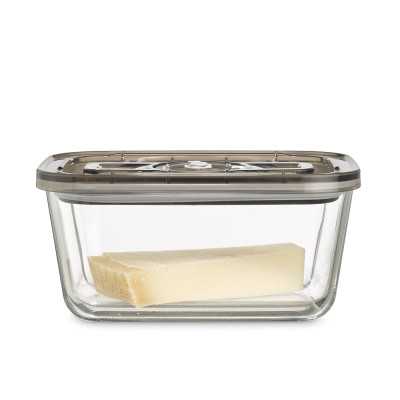 Caso | VacuBoxx Eco L | Glass Vacuum Container with Plastic Lid | Transparent