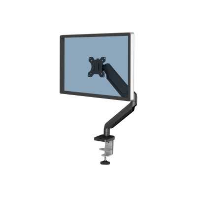 Fellowes arm for 1 monitor - Platinum black