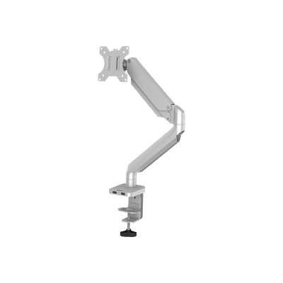 Fellowes arm for 1 monitor - Platinum silver