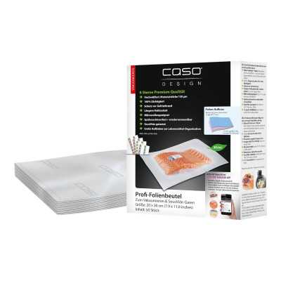 Caso | 01219 | Foil Bags | 50 units | Dimensions (W x L) 20 x 30 cm | Ribbed