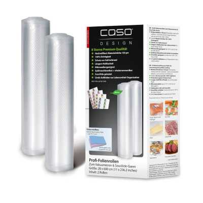 Caso | 01223 | Foil rolls | 2 units | Dimensions (W x L) 28 x 600 cm | Ribbed