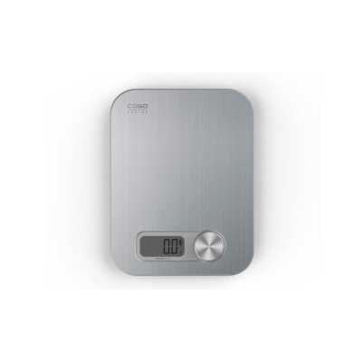 Caso | Design kitchen scale | Maximum weight (capacity) 5 kg | Graduation 1 g | Display type Digital | Stainless Steel