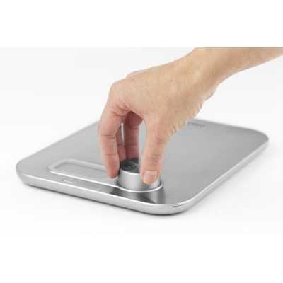 Caso | Design kitchen scale | Maximum weight (capacity) 5 kg | Graduation 1 g | Display type Digital | Stainless Steel