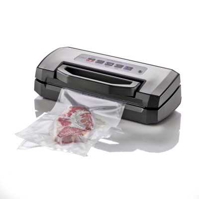 Caso | VRH 490 advanced | Bar Vacuum sealer | Power 110 W | Temperature control | Black/Stainless steel