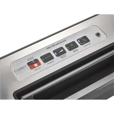 Caso | VRH 490 advanced | Bar Vacuum sealer | Power 110 W | Temperature control | Black/Stainless steel