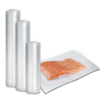 Caso | 01236 | Foil set 2 for vacuuming + Sous Vide Cooking | Dimensions (W x L) 30 x 40 cm, 20 x 600 cm, 28 x 600 cm, 30 x 600 