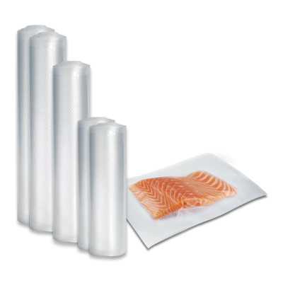 Caso | 01237 | Foil set 3 for vacuuming + Sous Vide Cooking | Dimensions (W x L) 16 x 23 cm, 20 x 600 cm, 28 x 600 cm, 30 x 600 