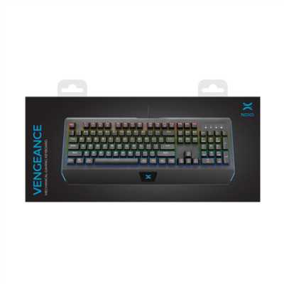 NOXO | Vengeance | Gaming keyboard | Mechanical | EN/RU | Black | Wired | m | 920 g | Blue Switches