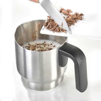 Caso Crema & Choco Milk frother, LED Display, 360 base station, Inox Caso | 01666 | Crema & Choco Milk frother | 0,35 L | 500 W 