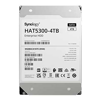 Synology | Hard Drive | HAT5300-4T | 7200 RPM | 4000 GB | MB