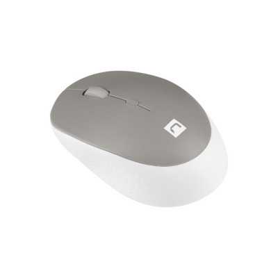 Natec | Mouse | Harrier 2 | Wireless | Bluetooth | White/Grey