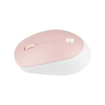 Natec | Mouse | Harrier 2 | Wireless | Bluetooth | White/Pink