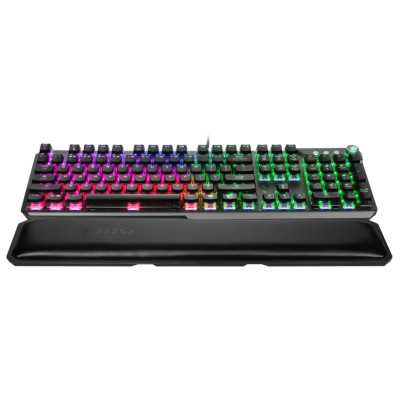 MSI | Gaming Keyboard | VIGOR GK71 SONIC BLUE | Gaming Keyboard | RGB LED light | US | Wired | Black | Numeric keypad | Blue Swi